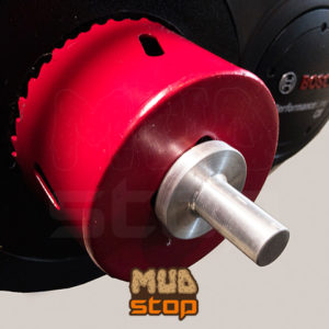 MudStop tool for Bosch motor cover