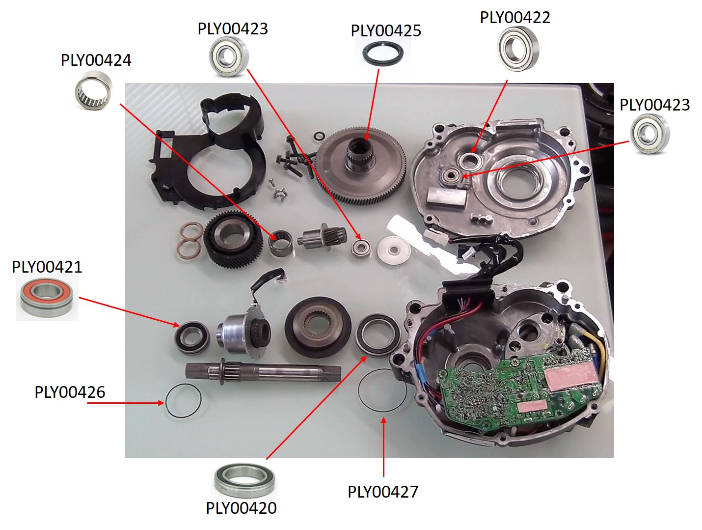 Yamaha-PW-bearing-identifier